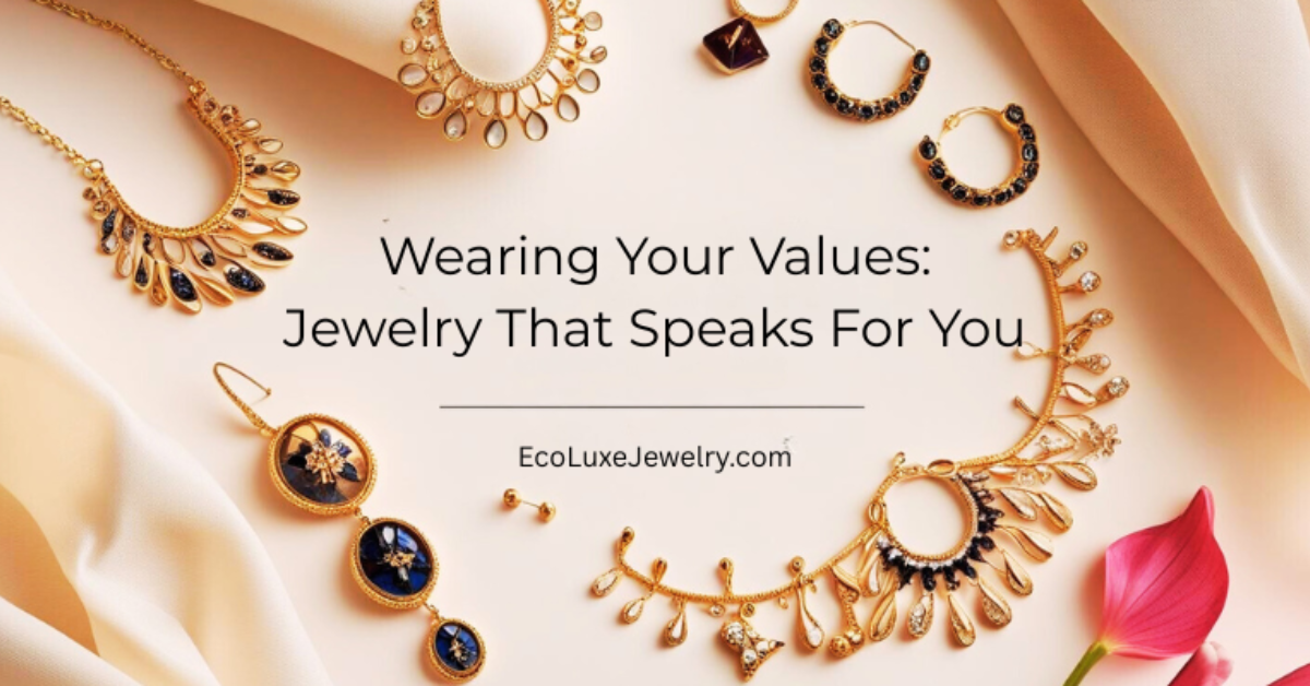 wearing your values jewelry that speaks for you by ecoluxe jewelry